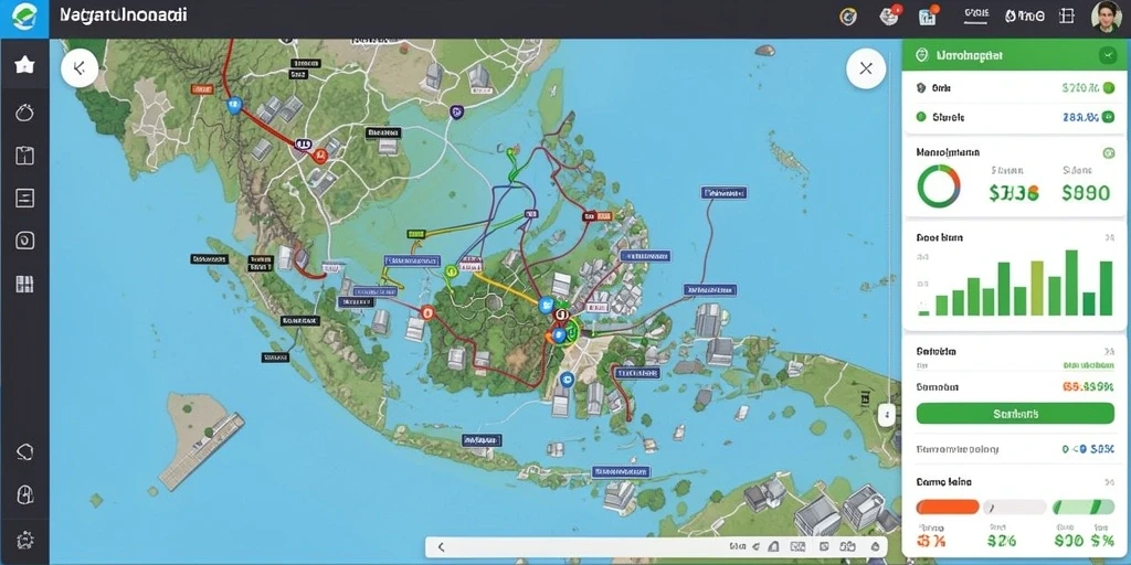 Tampilan antarmuka yang sederhana dan menarik.