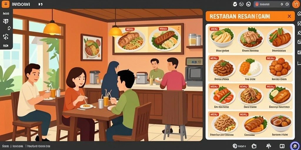 Tampilan antarmuka yang ramah pengguna dan menarik.