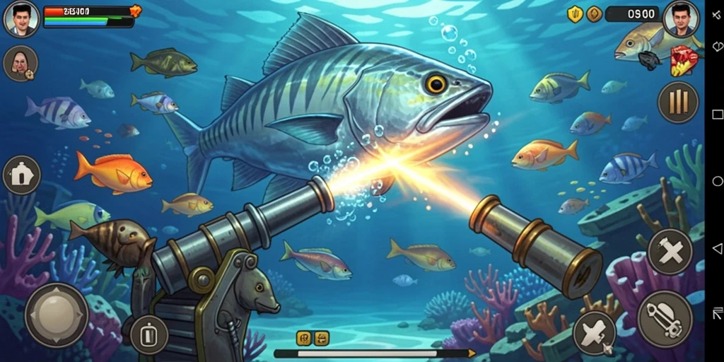 Tangkapan layar menampilkan aksi mendebarkan di dalam game.
