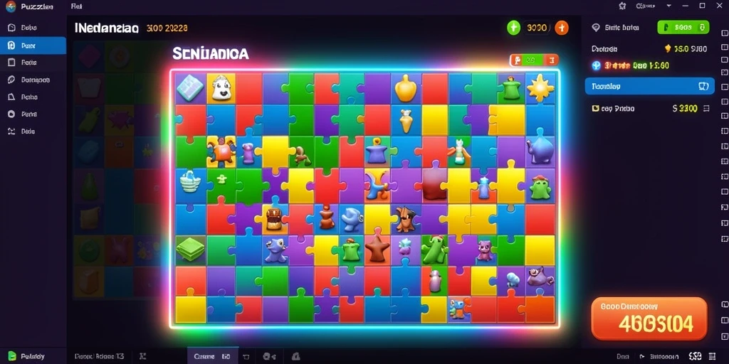 Tampilan permainan slot yang menarik dan berwarna-warni.